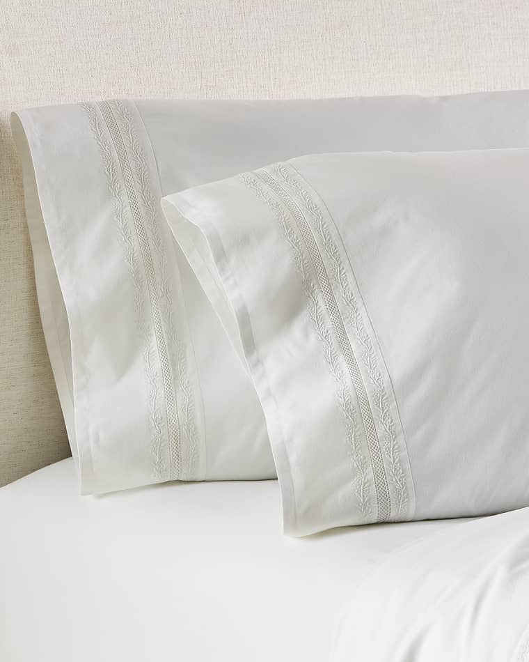 Ralph Lauren Home Miriah 200 Thread Count Percale Standard Pillowcase