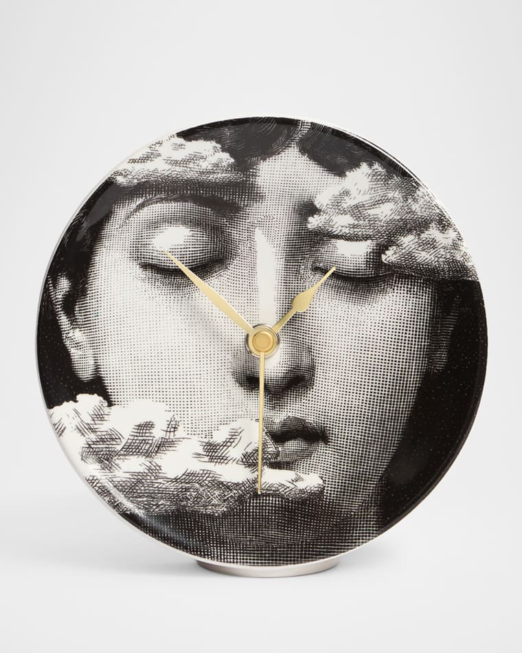 Fornasetti Tra le Nuvole Table Clock