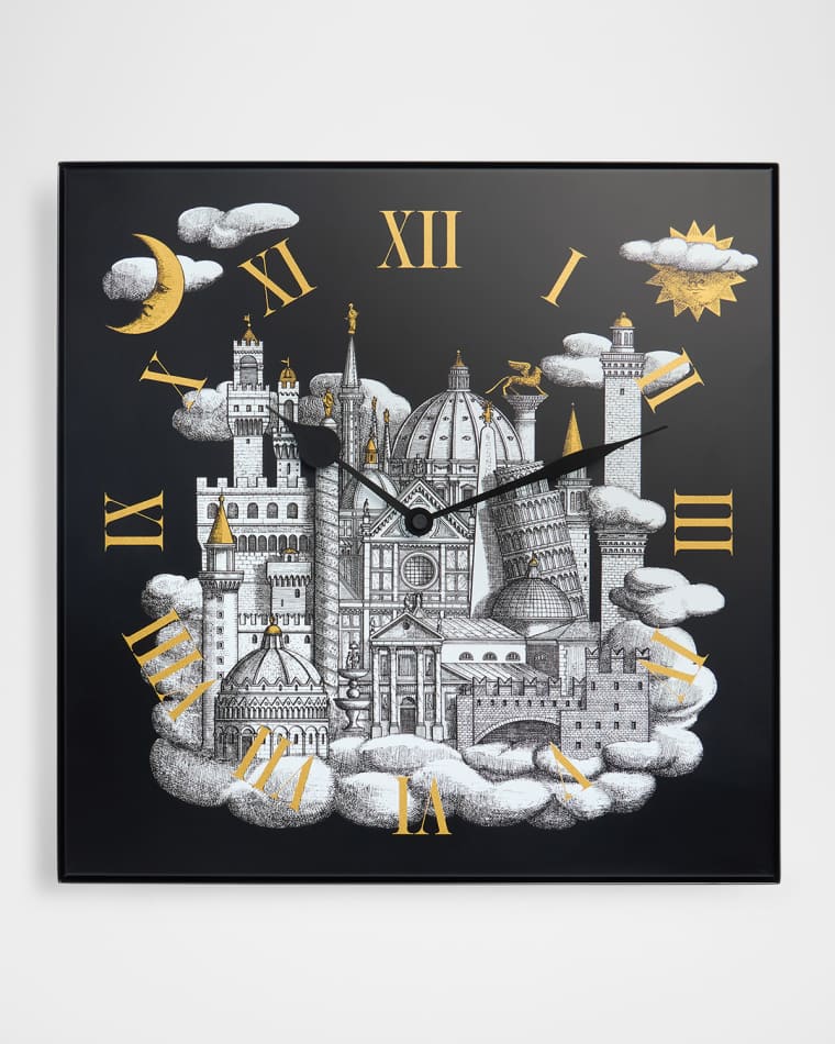 Fornasetti Italia Che Vola Wall Clock