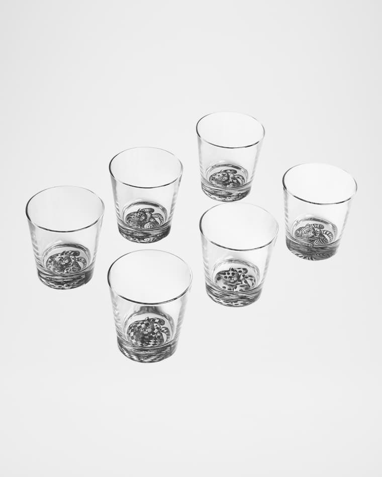 Fornasetti High Fidelity Glass, Set of 6