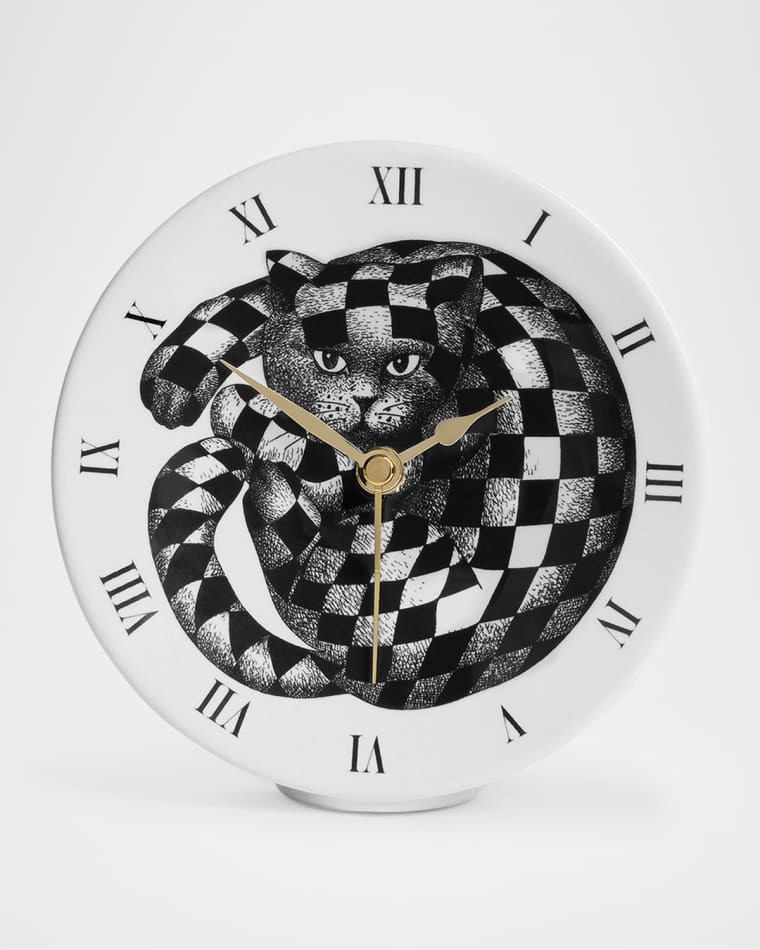 Fornasetti High Fidelity Table Clock