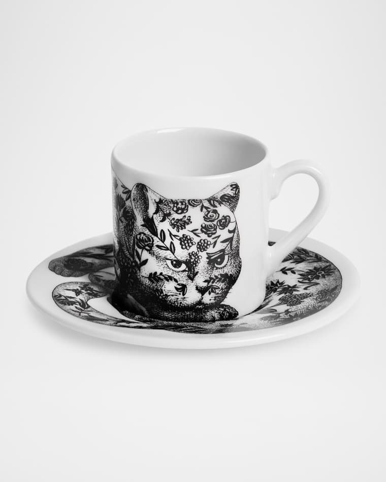 Fornasetti High Fidelity Fiorata Coffee Cup