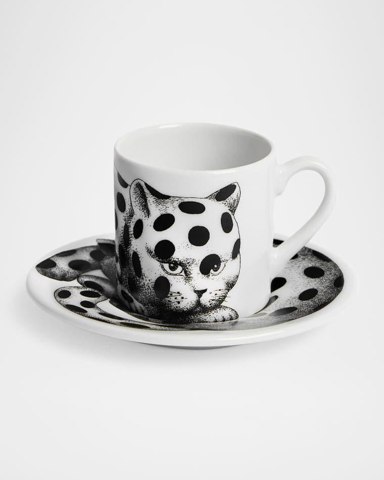Fornasetti High Fidelity Polka Dot Coffee Mug