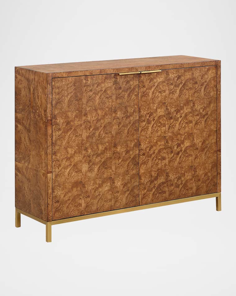 The Uttermost Co Jethro 2-Door Burl Cabinet