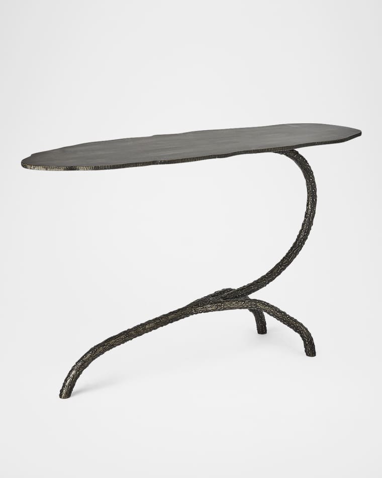 Global Views Forest Blossom Side Table