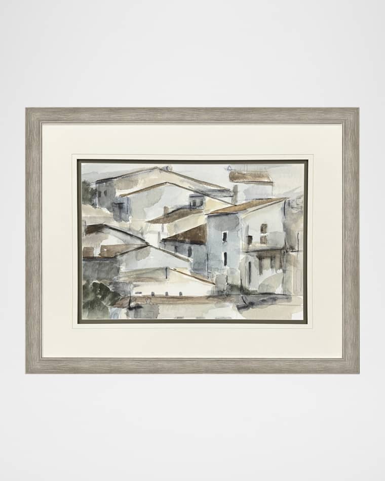 Paragon Decors "Mountainside Village I" Framed Giclee by Ethan Harper