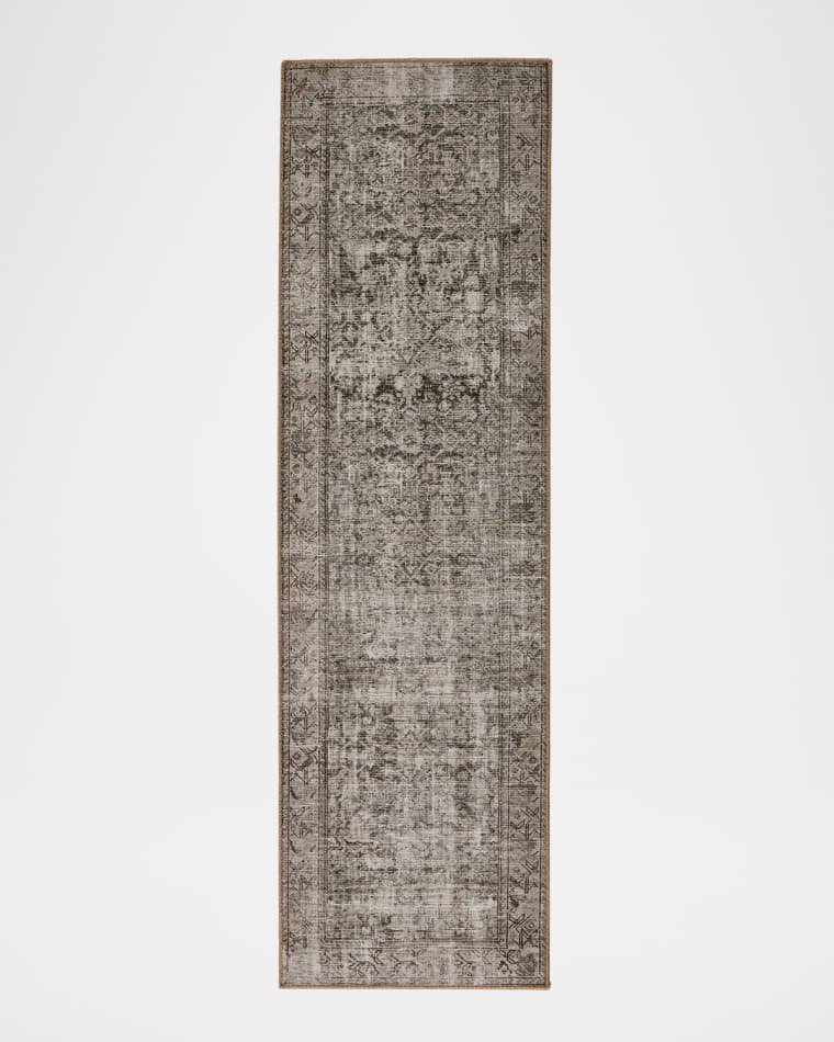 Four Hands Nala Tan Power-Loomed Runner, 3' x 12'