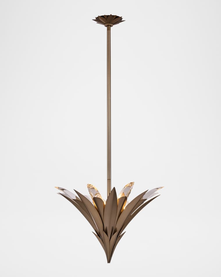 Allegri Crystal by Kalco Lighting Roche 19" 3-Light Pendant Chandelier