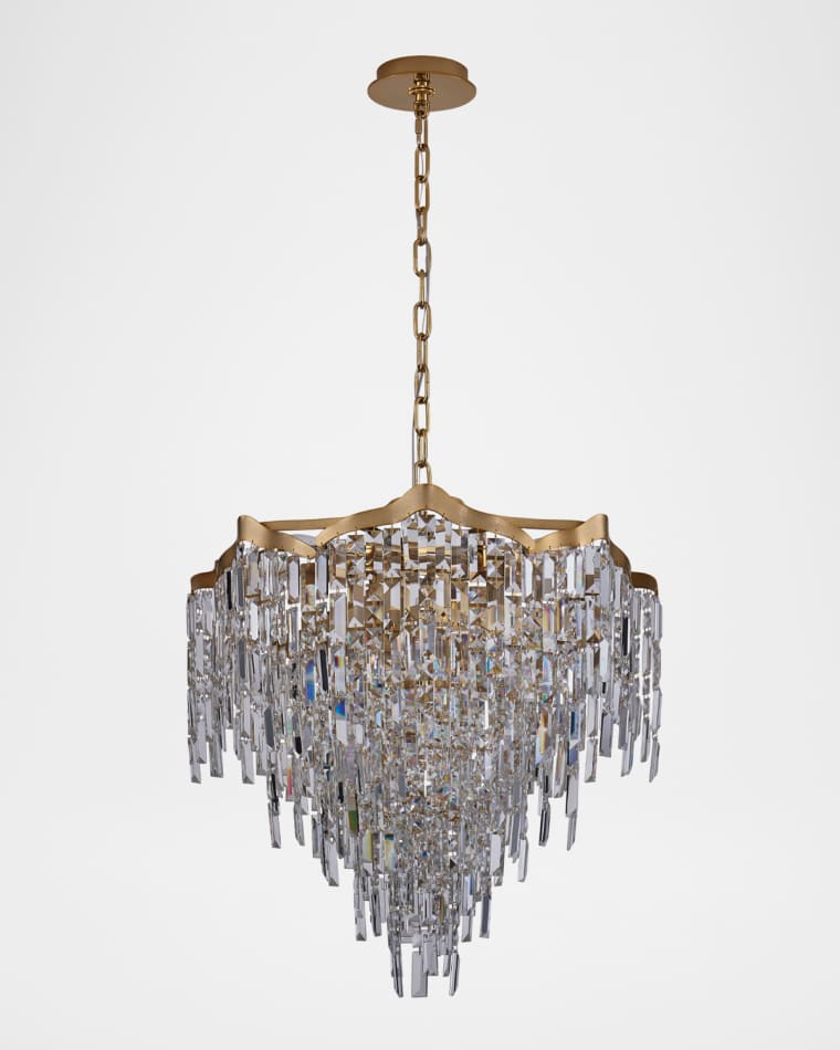 Allegri Crystal by Kalco Lighting Cadere 26" 15-Light Crystal Chandelier