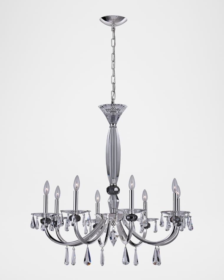 Allegri Crystal by Kalco Lighting Passo 34" 8-Light Crystal Chandelier