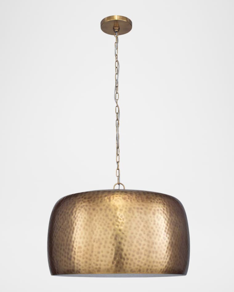 The Uttermost Co Lemont 24" Hammered Pendant