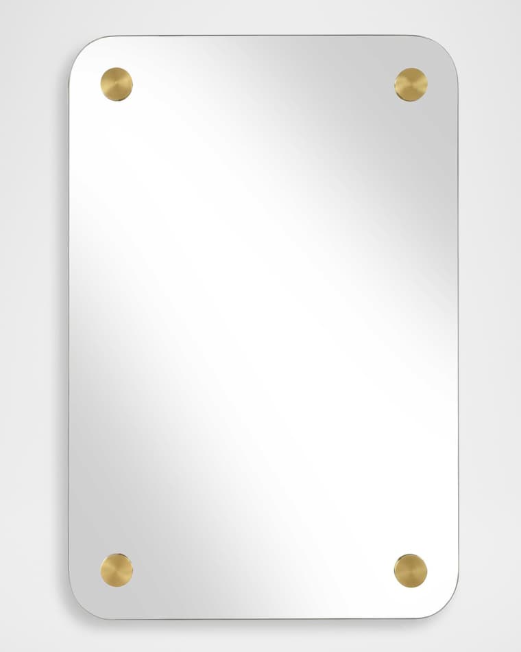 The Uttermost Co Hamrick 36" Frameless Wall Mirror