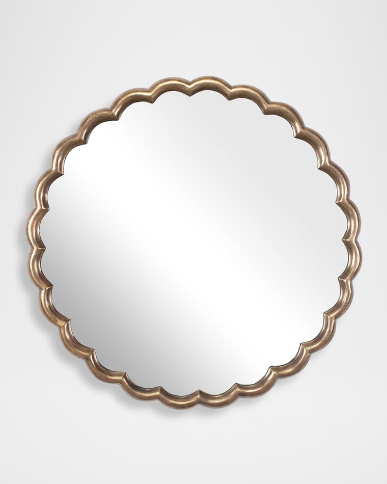 The Uttermost Co Cerrito 34" Round Wall Mirror