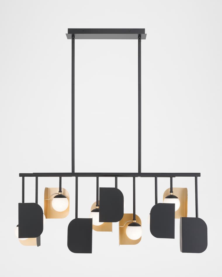 Eurofase Cornice 45" 10-Light LED Linear Chandelier
