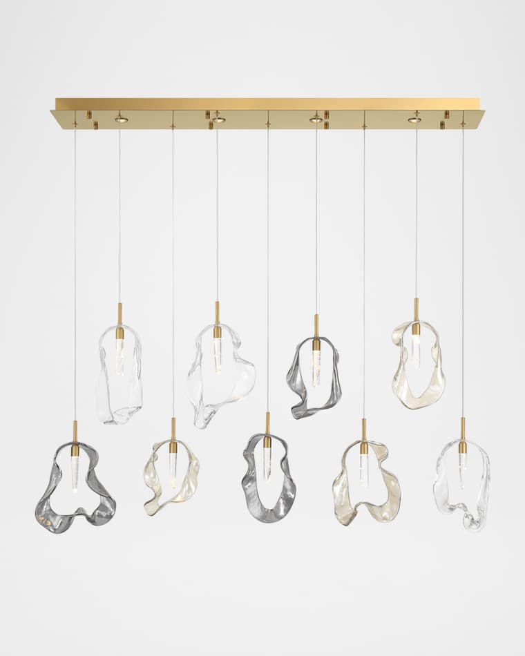 Eurofase Norah 51" 13-Light Linear LED Chandelier