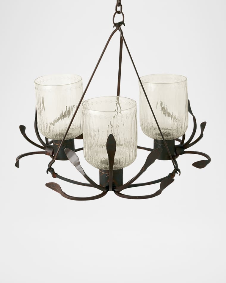 Jan Barboglio Libertad 3-Light Chandelier, 36"
