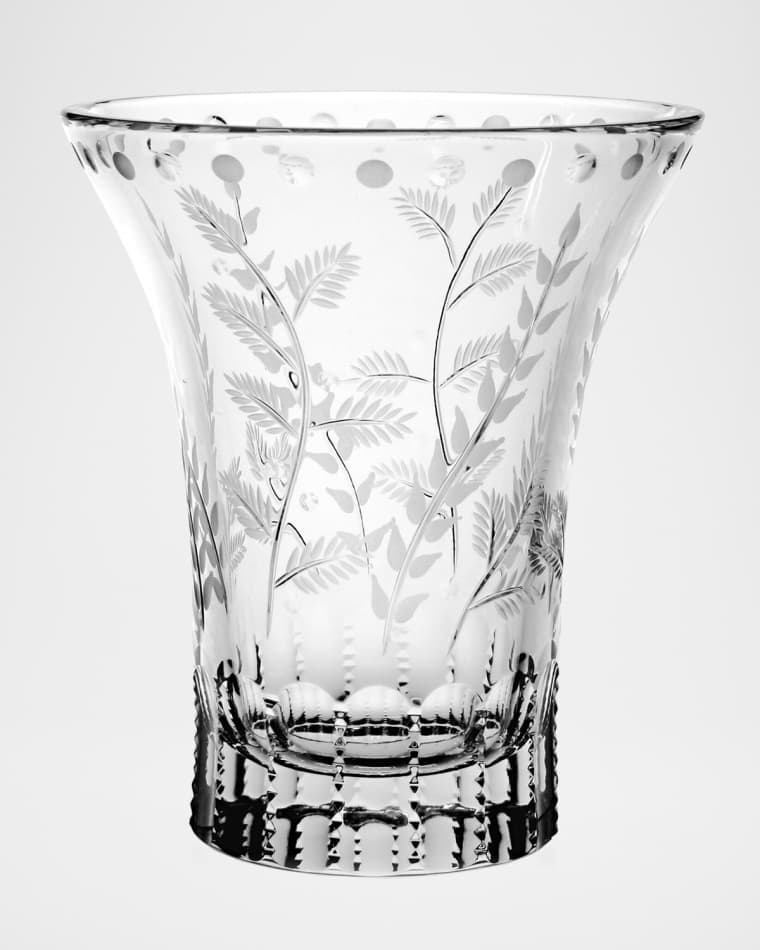 William Yeoward Crystal Fern Tulip Vase