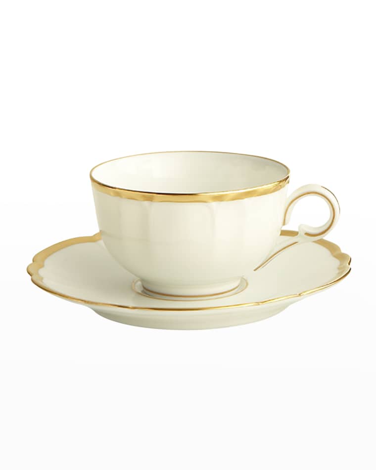 Haviland & Parlon Colette Gold Cup and Saucer