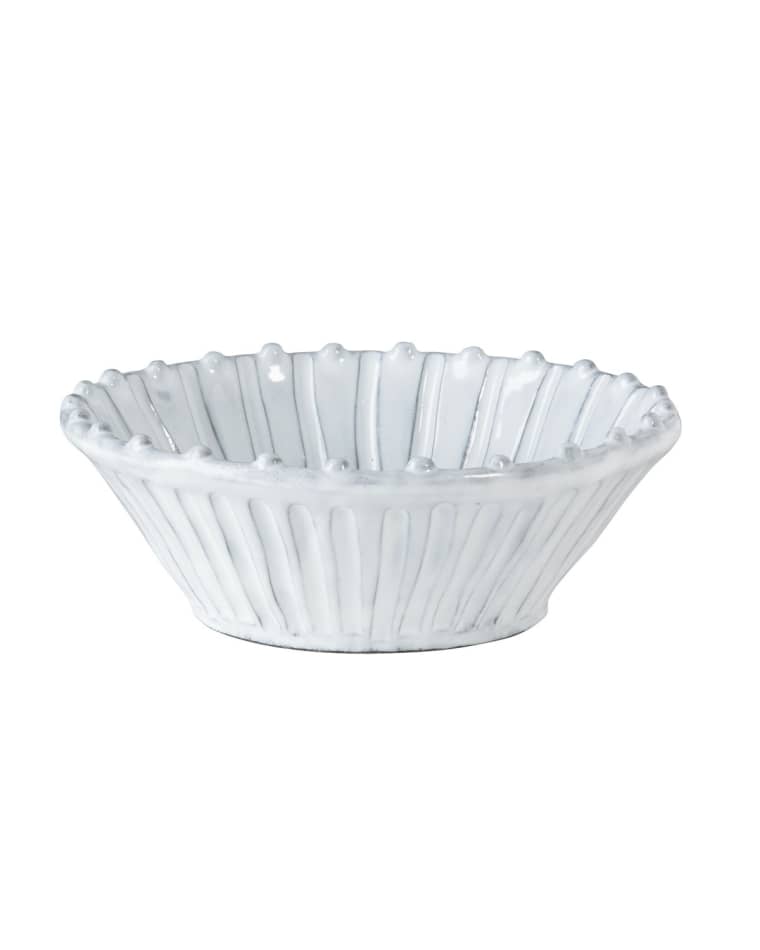 Vietri Incanto White Stripe Cereal Bowl
