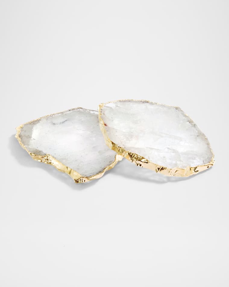 ANNA New York Kiva Crystal Coasters, Set of 2