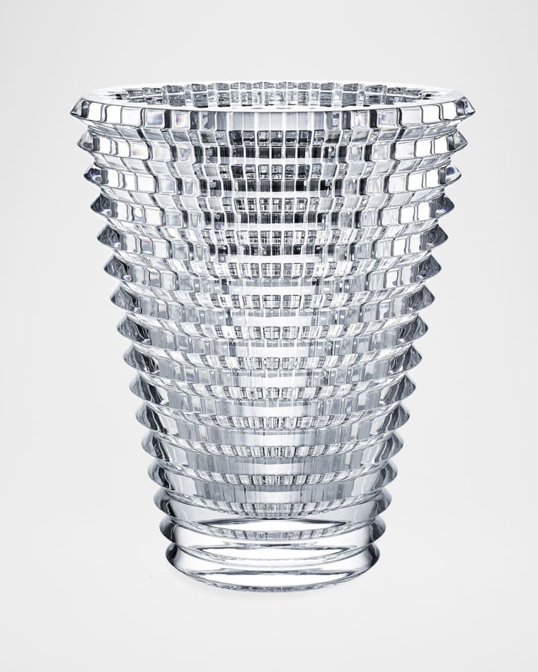 Baccarat Extra-Large Horizontally Ridged Eye Vase