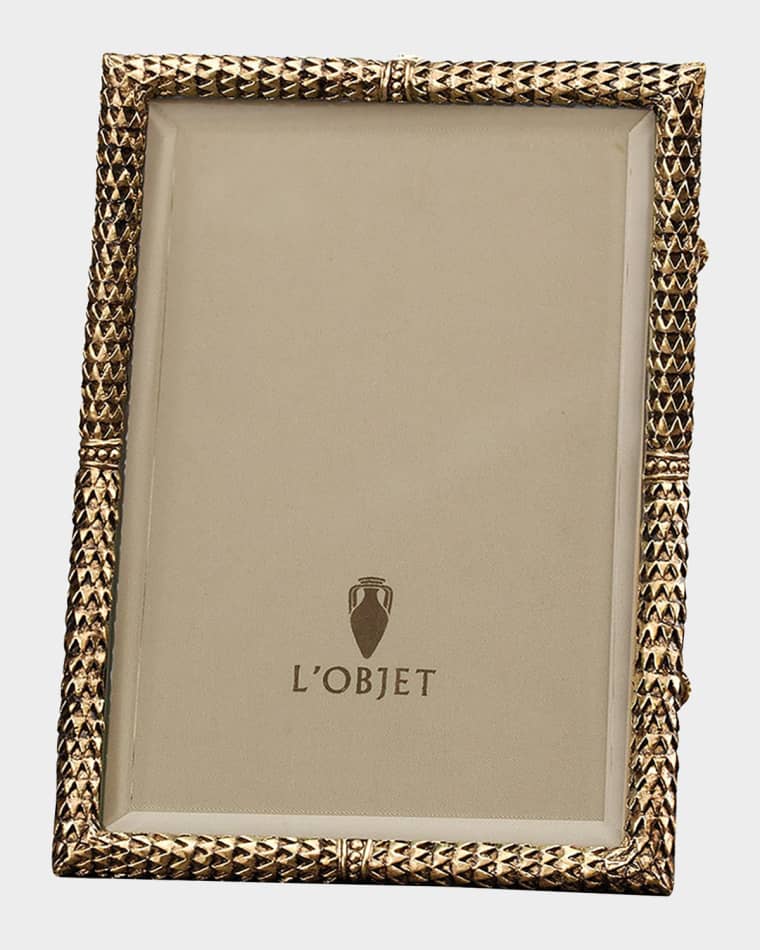 L'Objet Scales Gold-Plated 8" x 10" Picture Frame