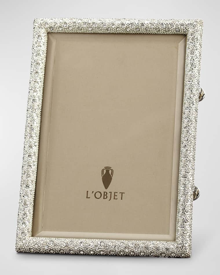 L'Objet Pave Platinum-Plated Frame, 4" x 6"