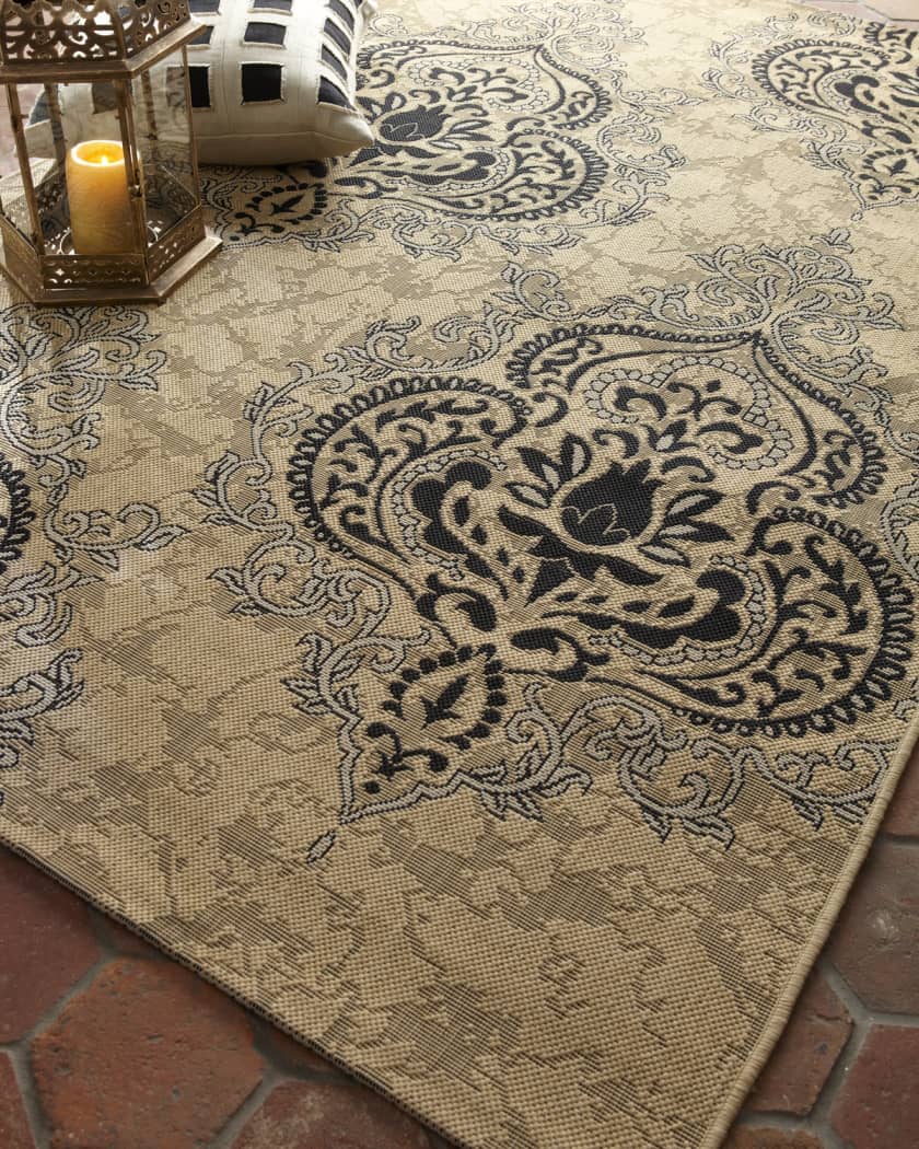 Safavieh Outdoor Damask Rug 8 X 11 Horchow