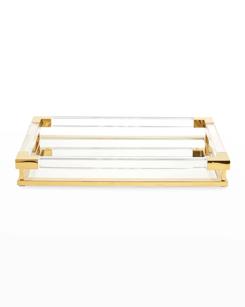 Jacques Small Decorative Tray, Brass