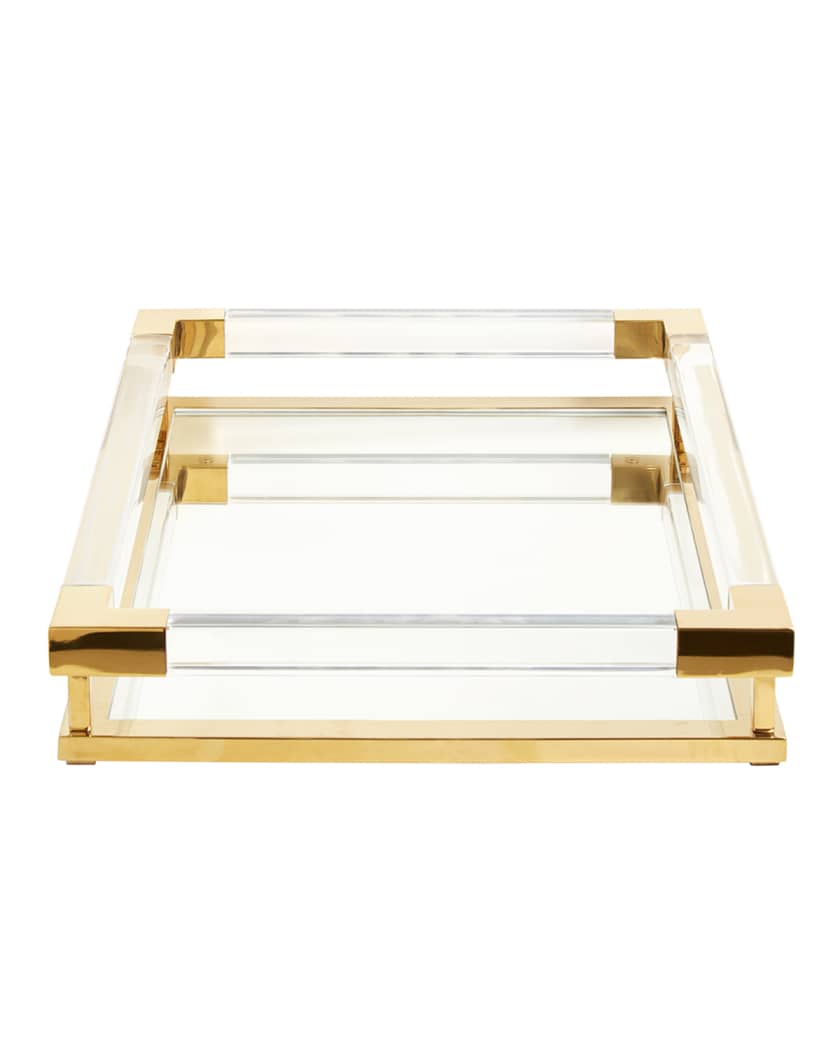 Jacques Small Decorative Tray, Brass