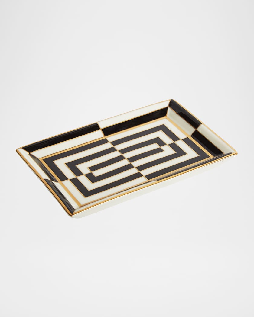 Op Art Rectangle Tray