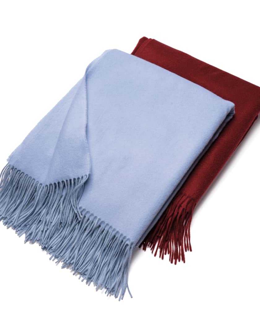 Fringed Cashmere Throw