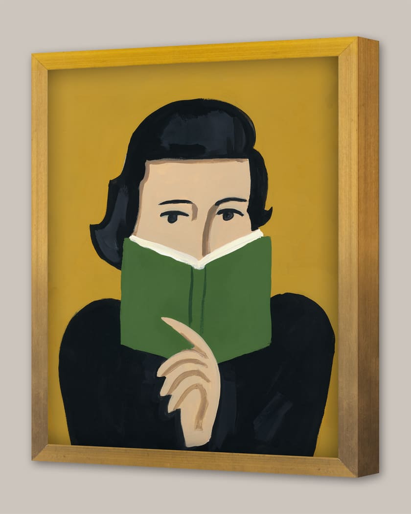 Betty In A Book' Framed Wall Art