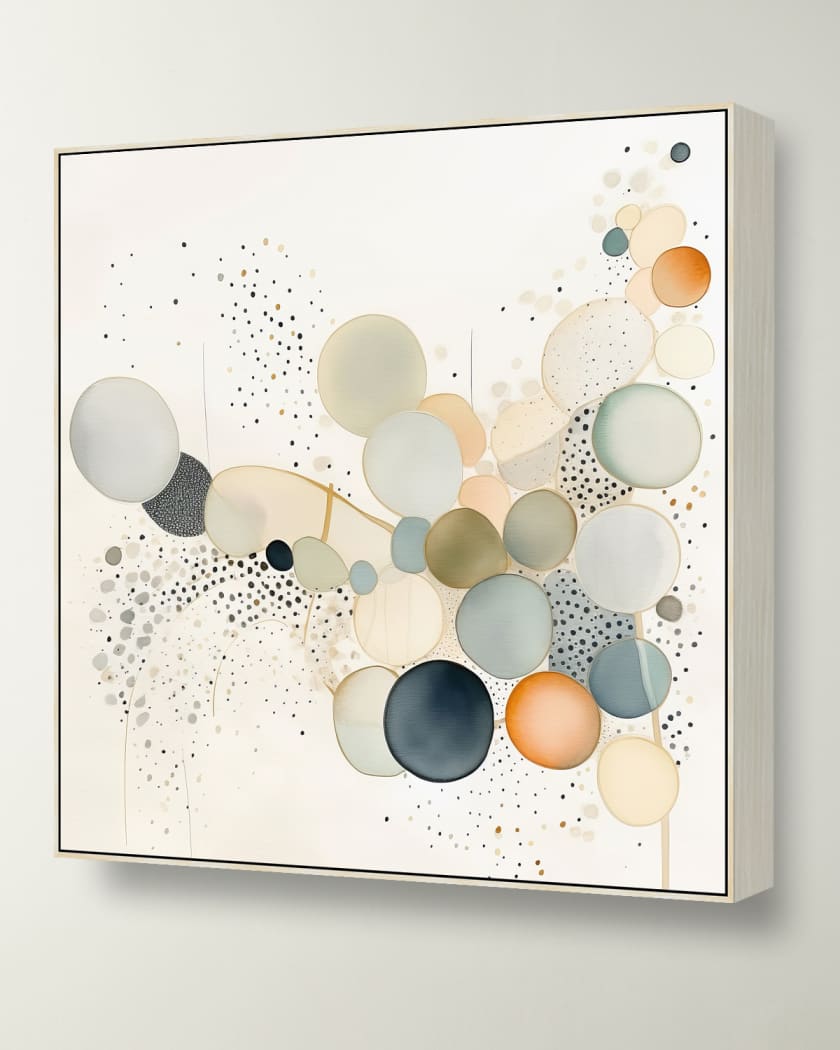 "Delightful Orbs 1" Framed Giclee