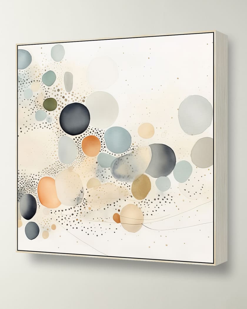"Delightful Orbs 2" Framed Giclee