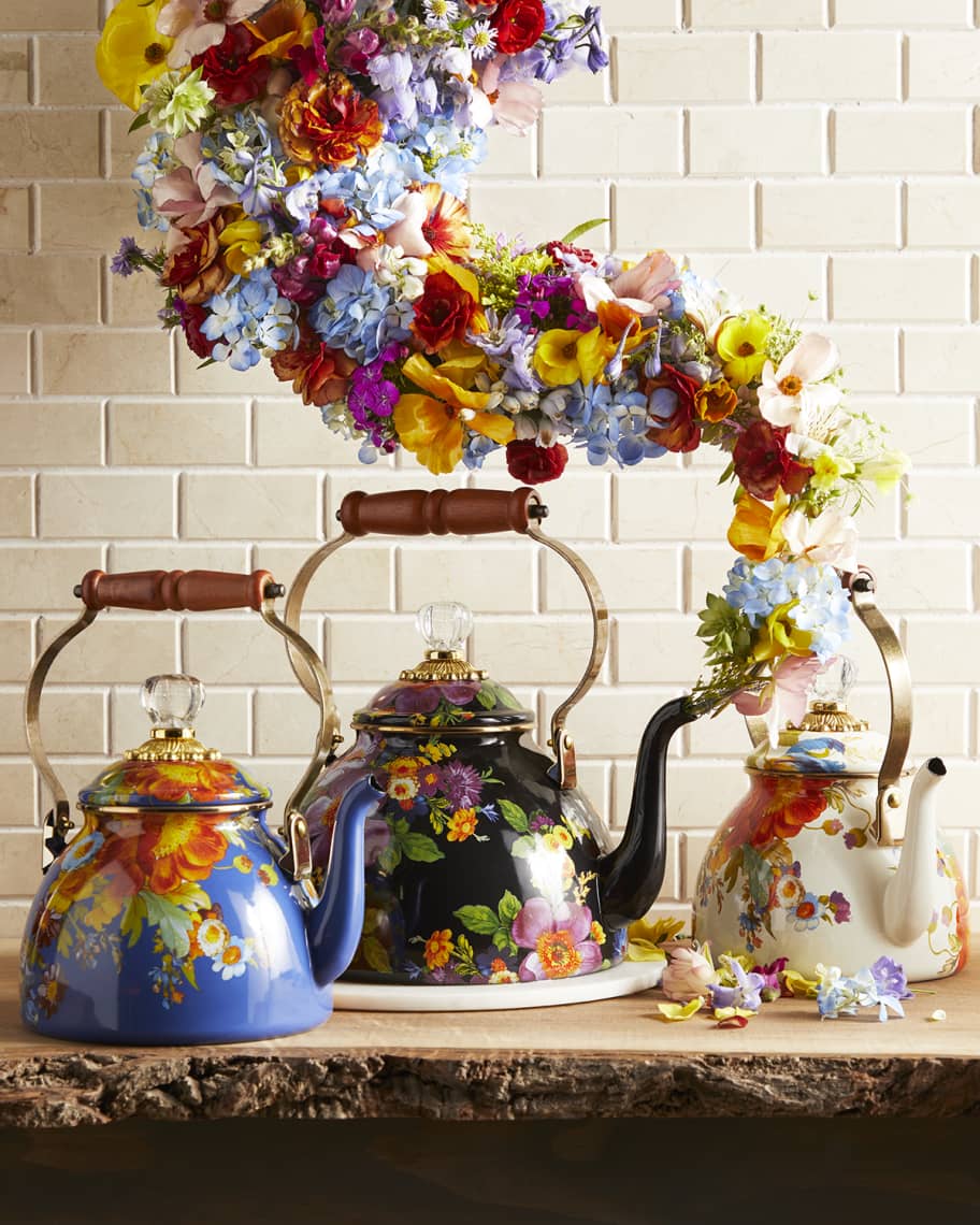 MacKenzieChilds Flower Market Tea Kettles