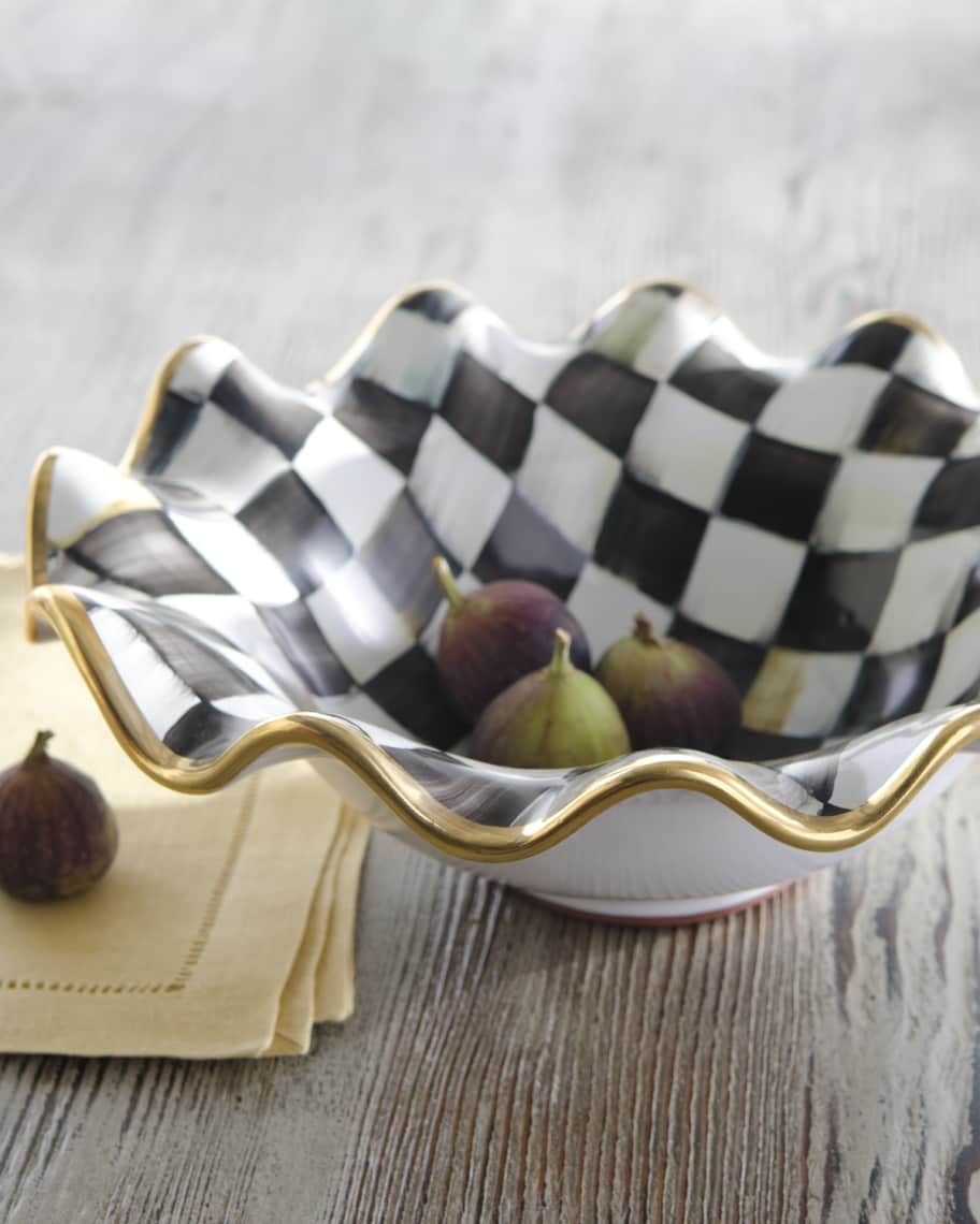 Image 1 of 1: Courtly Check Serving Bowl