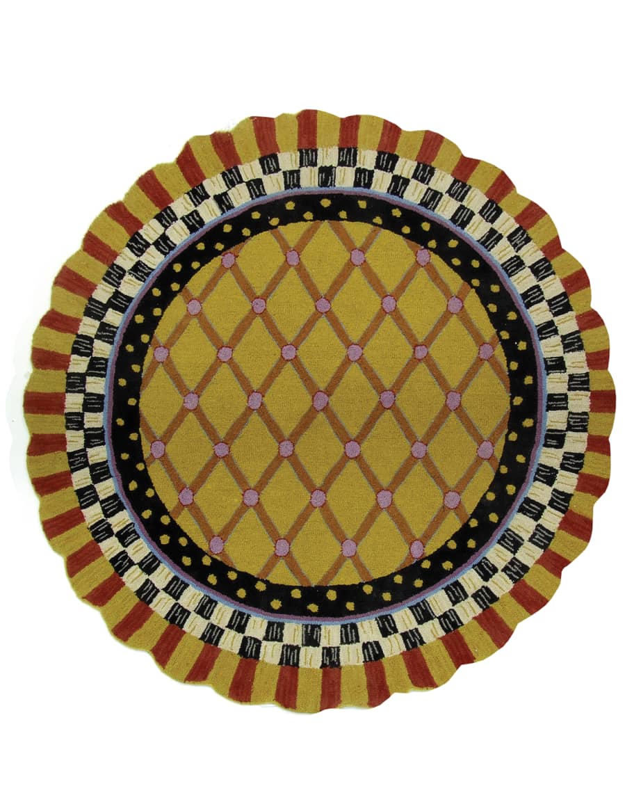 MacKenzieChilds Orchard Lane Rug, 5' Round Horchow