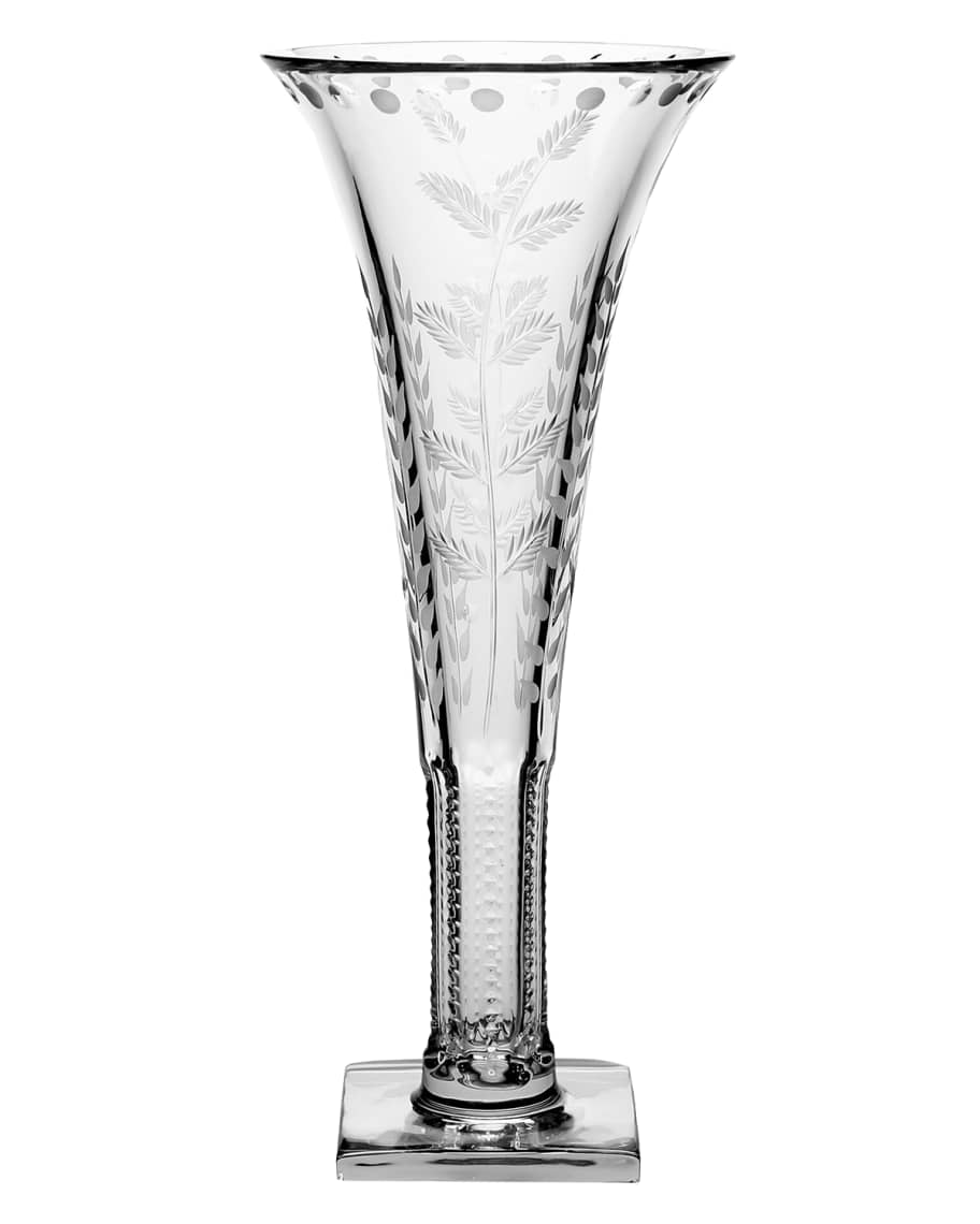 Image 1 of 1: Fern Footed Vase