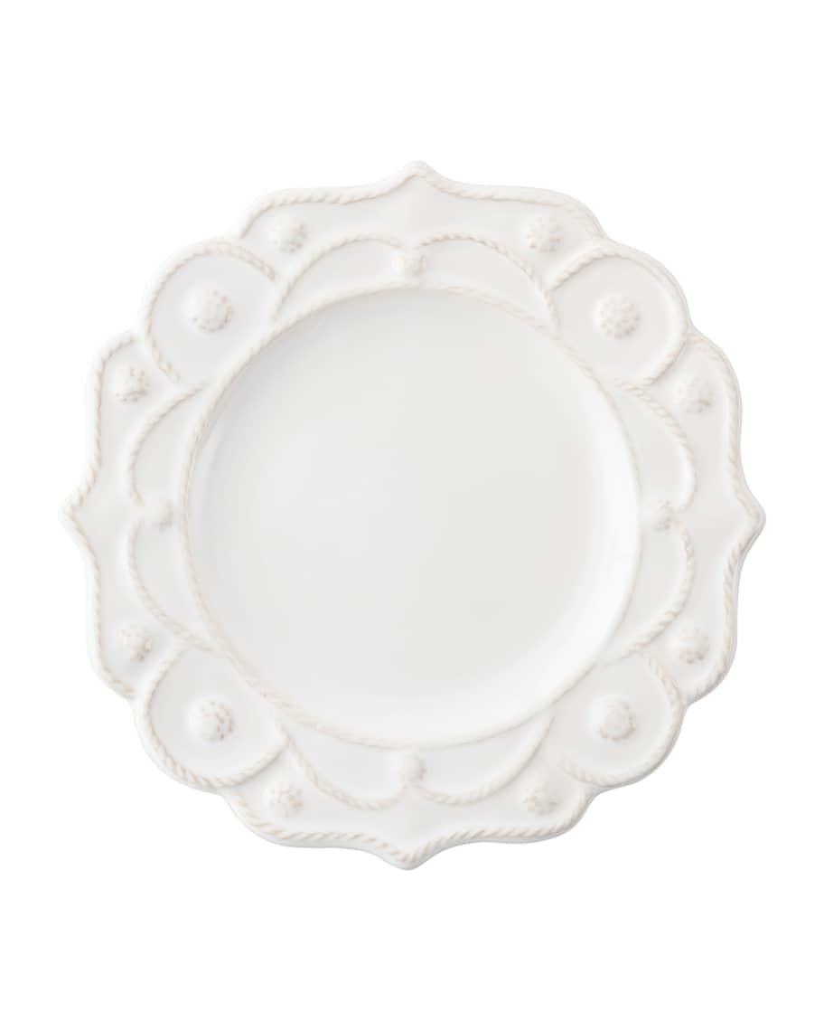 Image 1 of 1: Jardins du Monde Side/Cocktail Plate - Whitewash