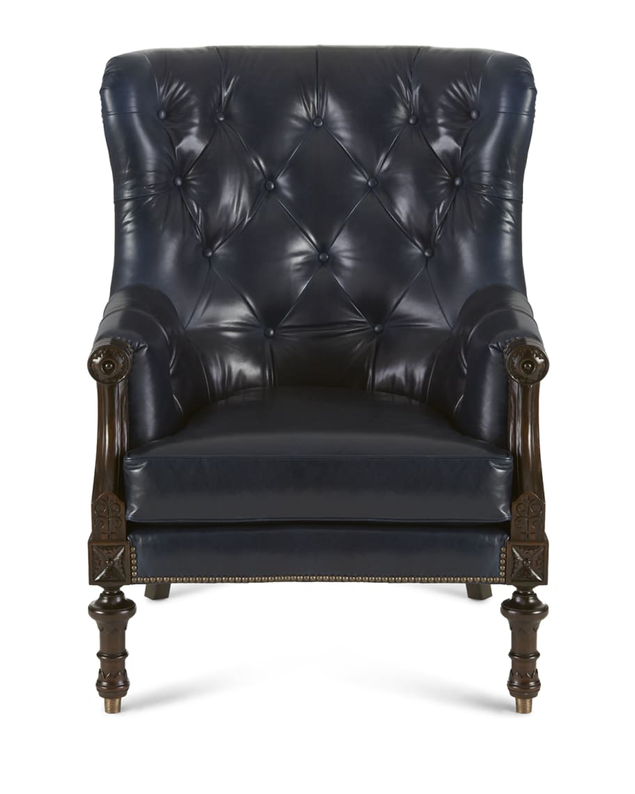 Image 2 of 3: Adrian Leather Chair