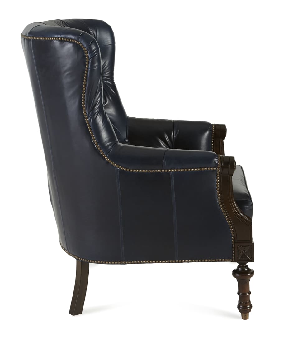 Image 3 of 3: Adrian Leather Chair