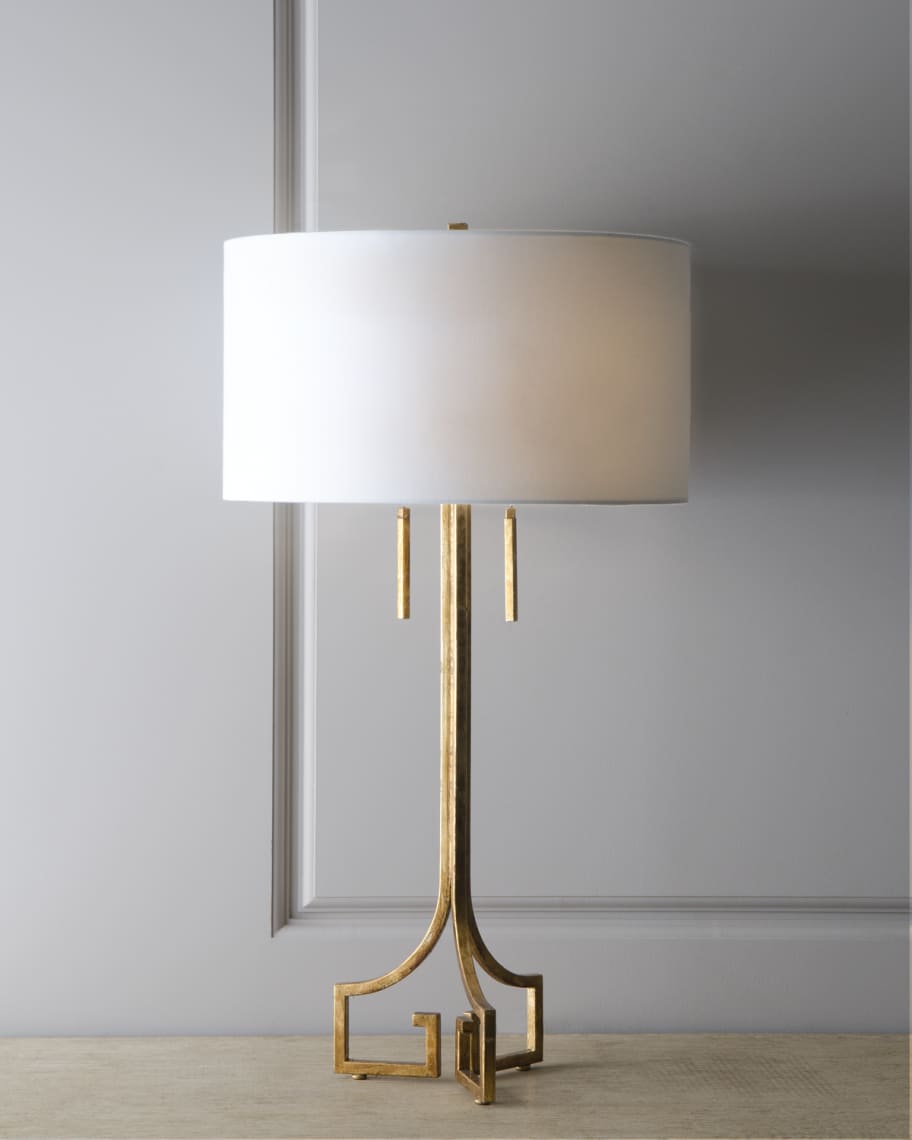 Image 1 of 1: Le Chic Golden Table Lamp
