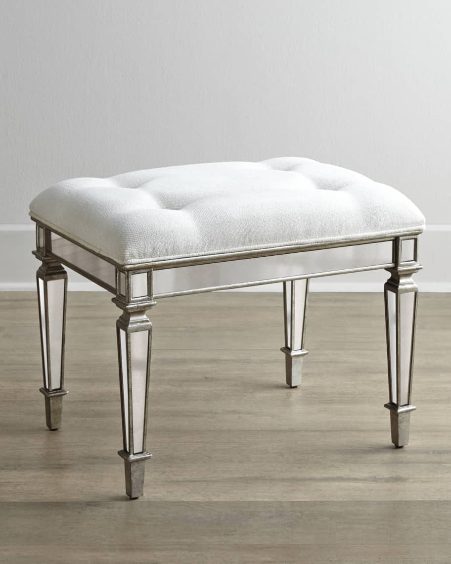 Mirrored vanity new arrivals stool
