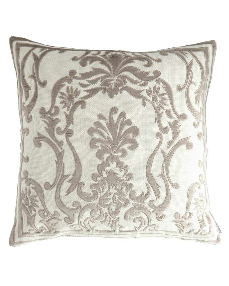 Image 1 of 1: Louie Ivory Basketweave Pillow