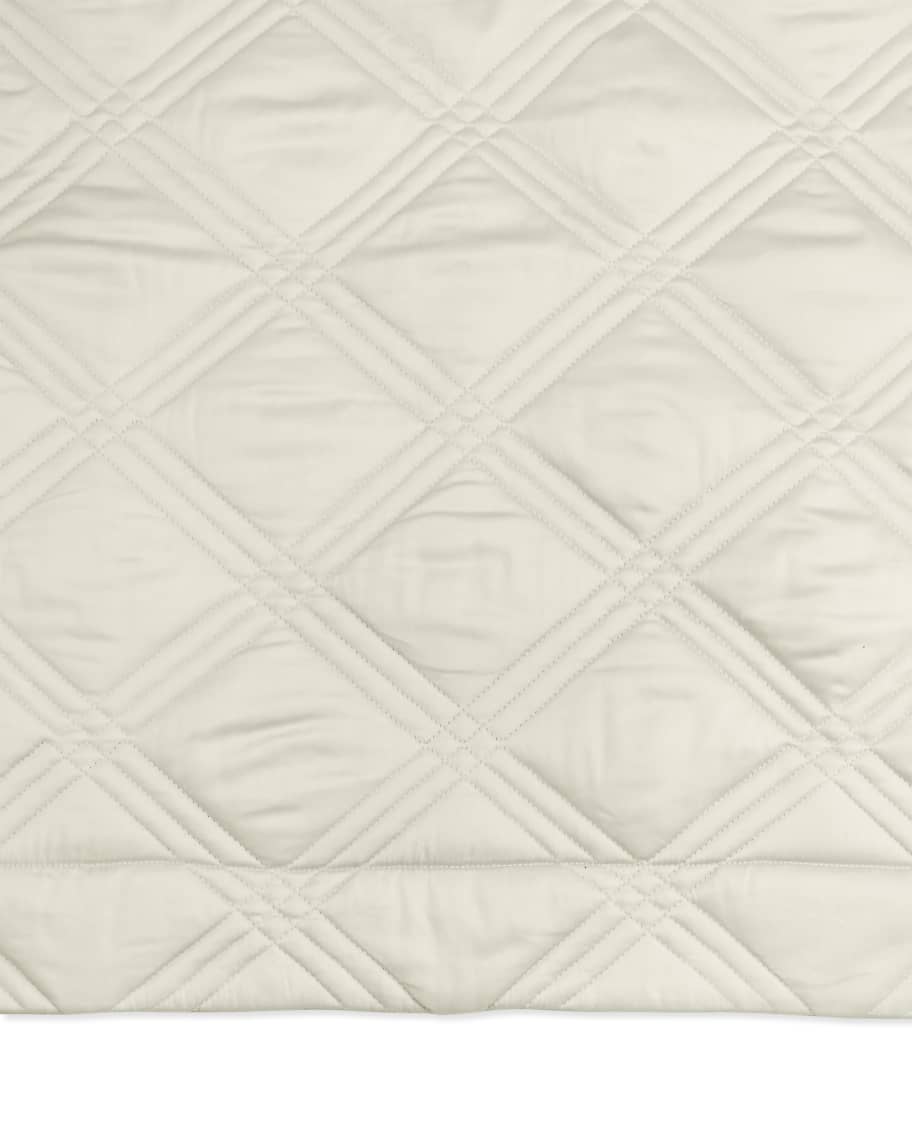 Matouk Windowpane King Coverlet Horchow