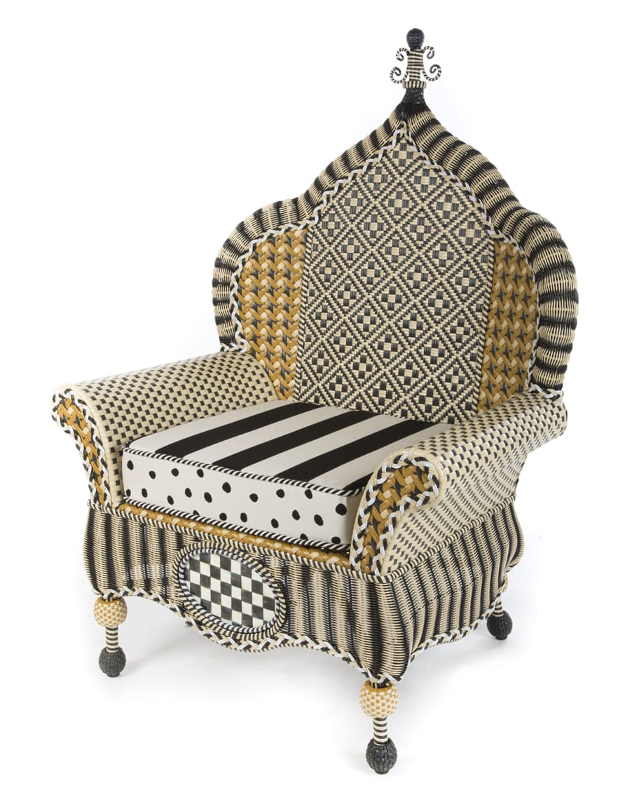 Image 3 of 4: Courtyard Outdoor Wing Chair
