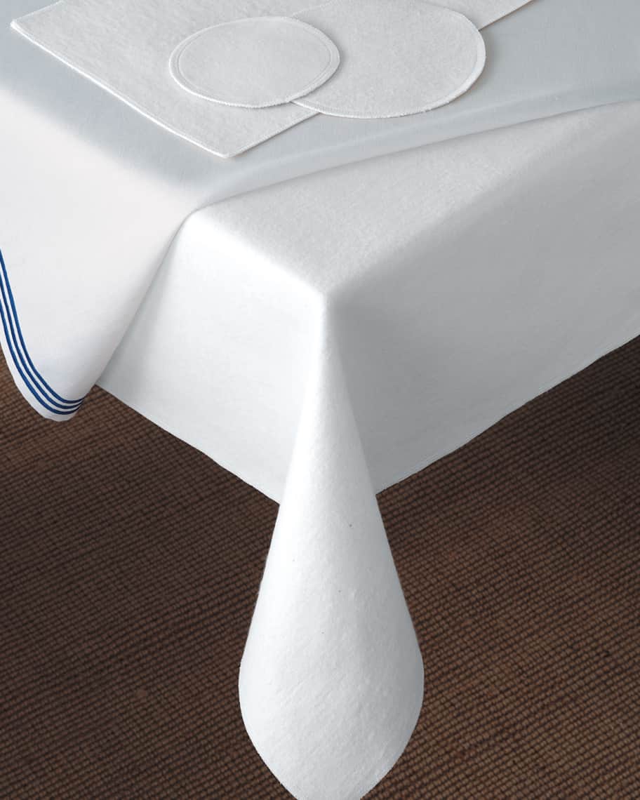 Matouk 88" Round Dining Table Pad Horchow