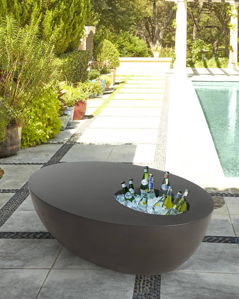 Image 1 of 3: Outdoor Beverage Table