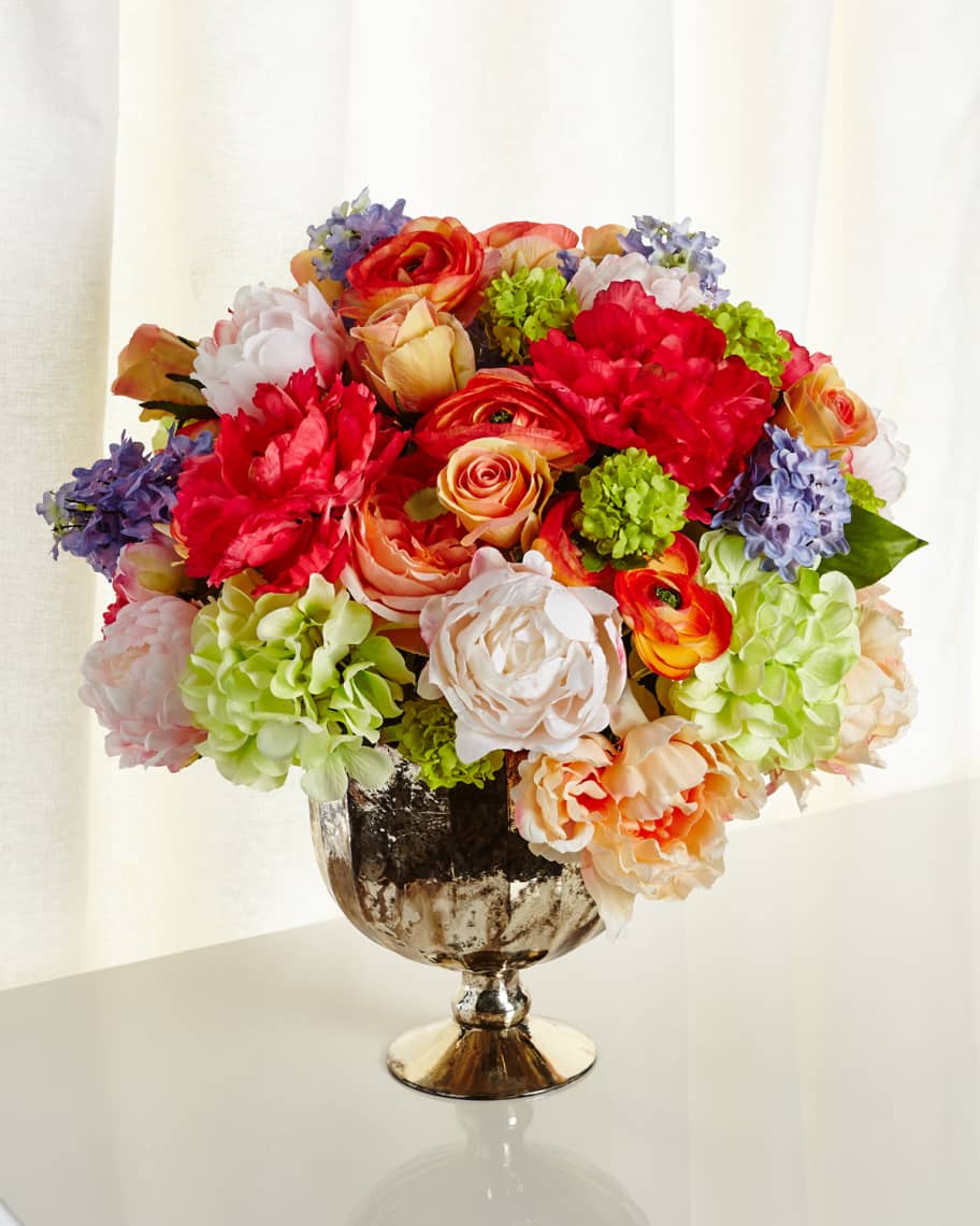 Image 1 of 2: Kaleidoscope Faux-Floral Arrangement